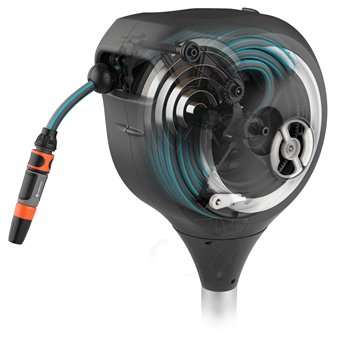 EAN 4078500051965 - Gardena RollUp Carrete de pie Automático Negro, Gris imagen 6