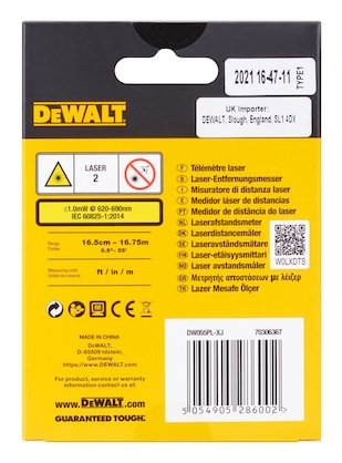 Telémetro Láser Dewalt 16m Dw055pl-Xj