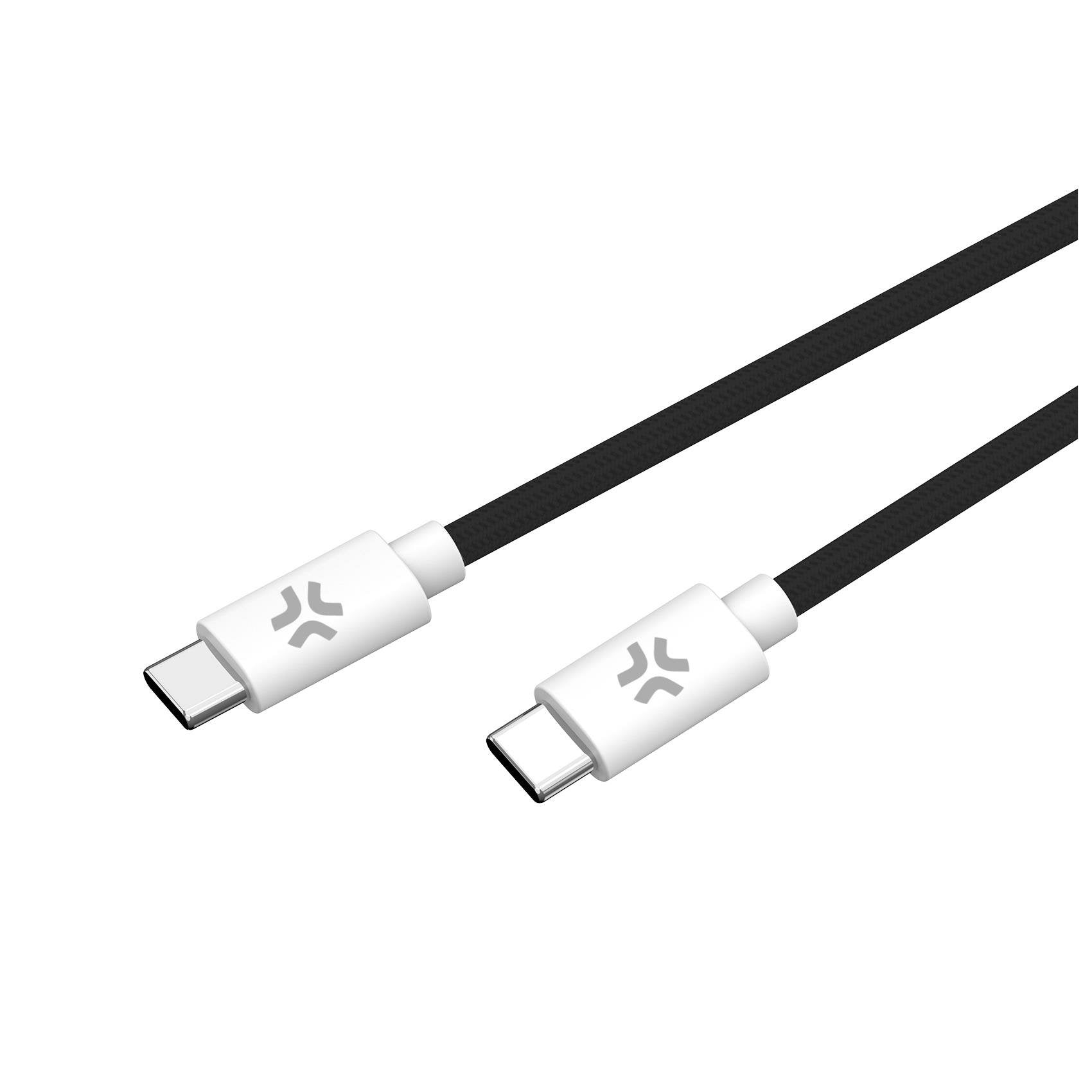 EAN 8021735207672 - Celly USBCUSBCCOTTBK cable USB 1,5 m USB C Negro, Blanco imagen 2