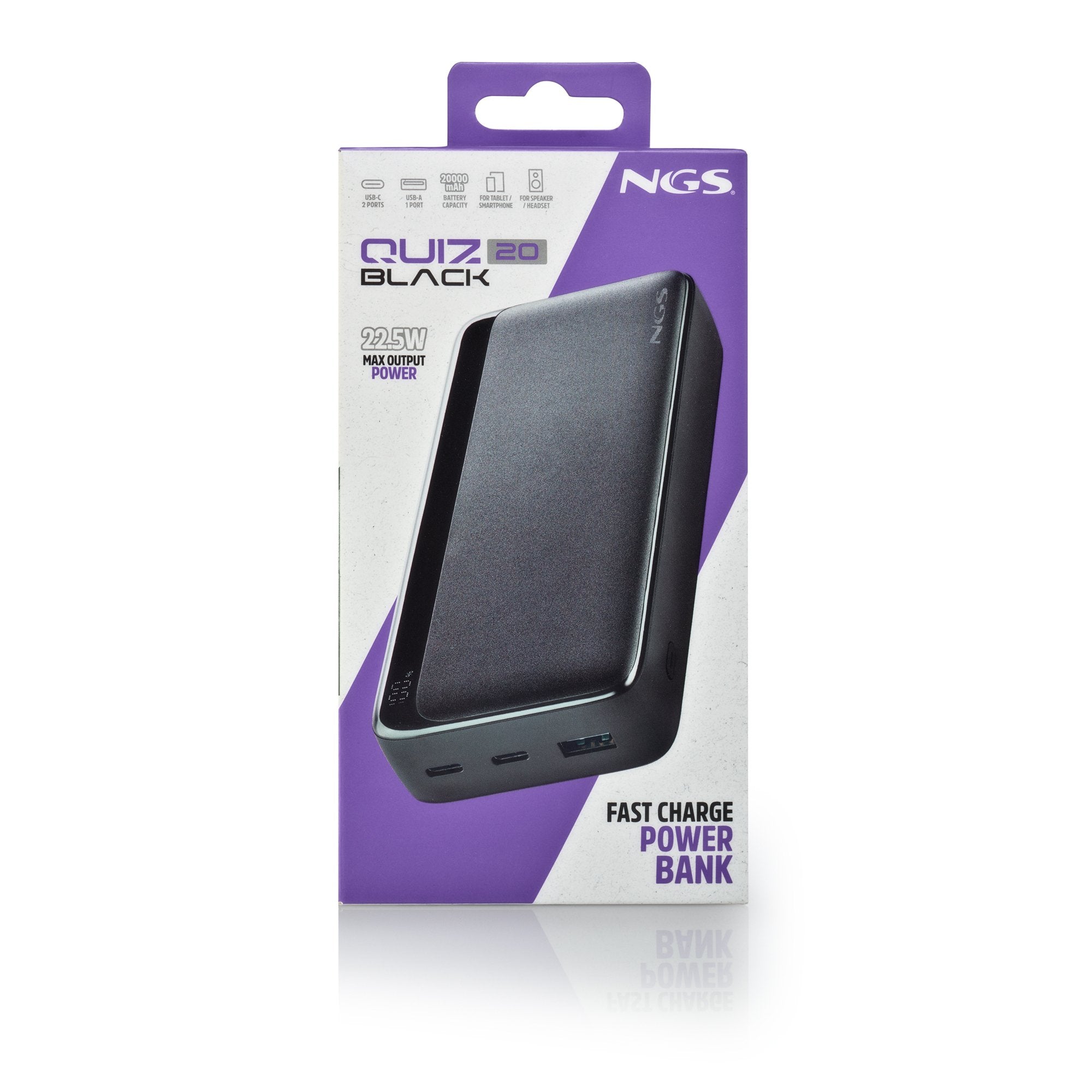 EAN 8435430627435 - NGS QUIZ 20 20000 mAh Negro imagen 5