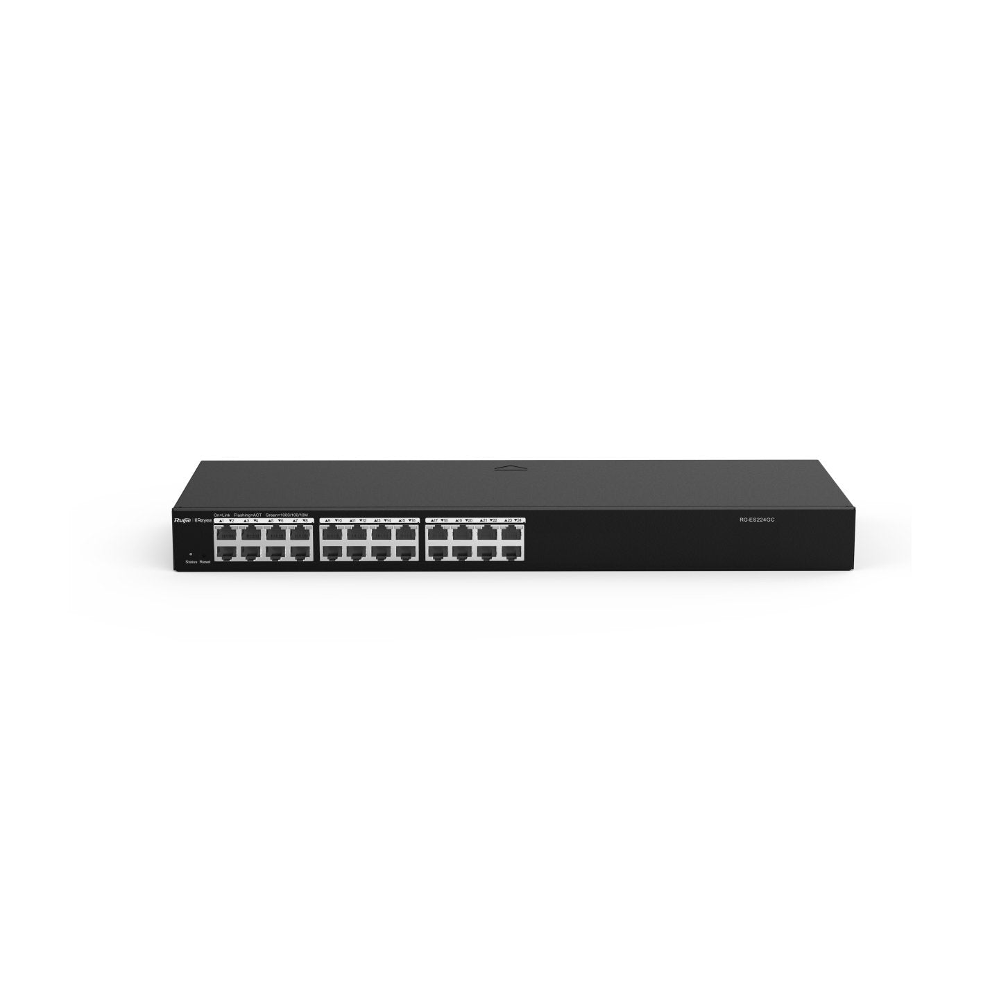 Reyee 24-Port Gigabit Smart Switch, 24 Gigabit Rj45 Ports,19-Inch Rack-Mountable Steel Case