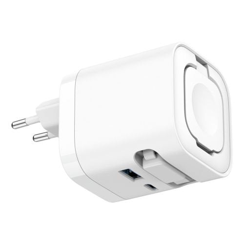 Ansmann Cargador Usb C De 65 W Con Cable Integrado Y Cargador De Apple Watch