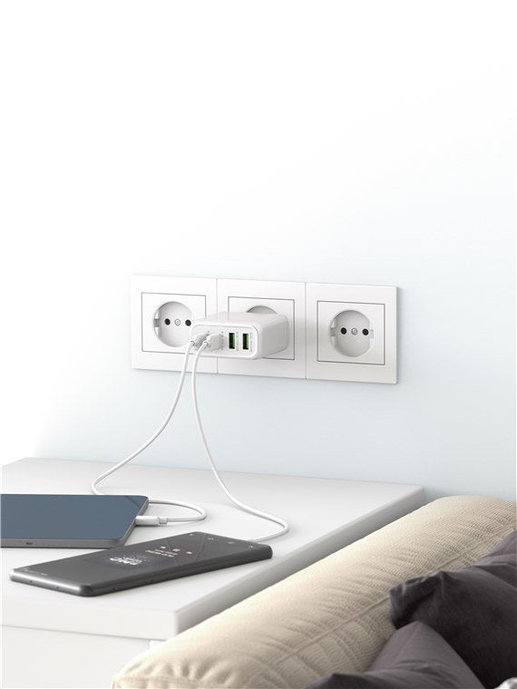 Goobay 64818, Cargador Blanco