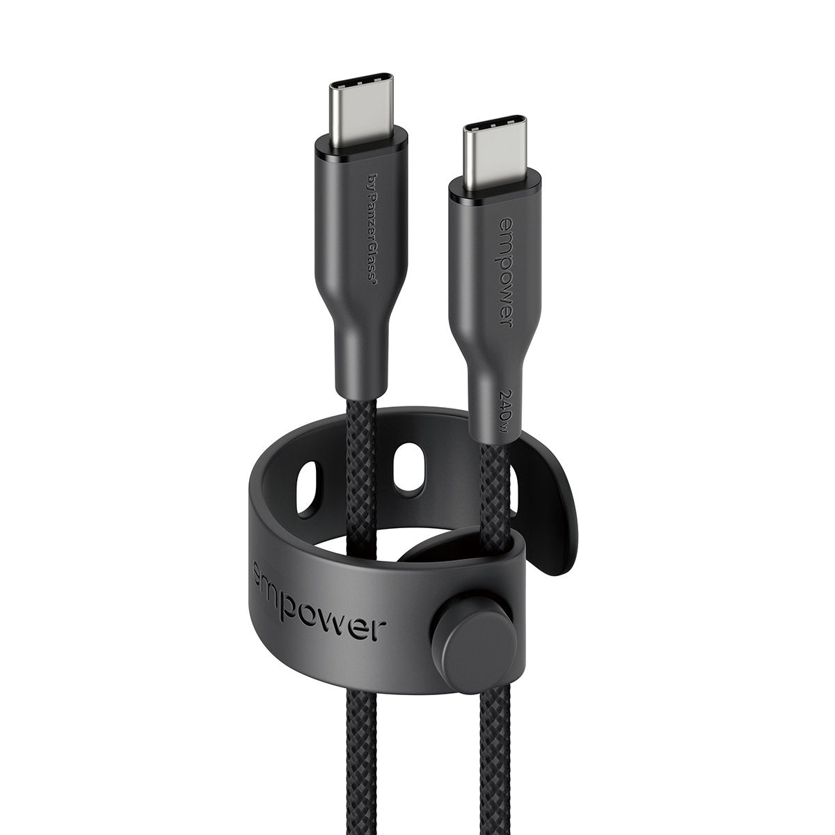 EAN 5715685027673 - PanzerGlass empower™ by ® Racing 240W USB-C to USB-C Cable | USB 2.0 | 2M | Space Black cable USB Negro imagen 1