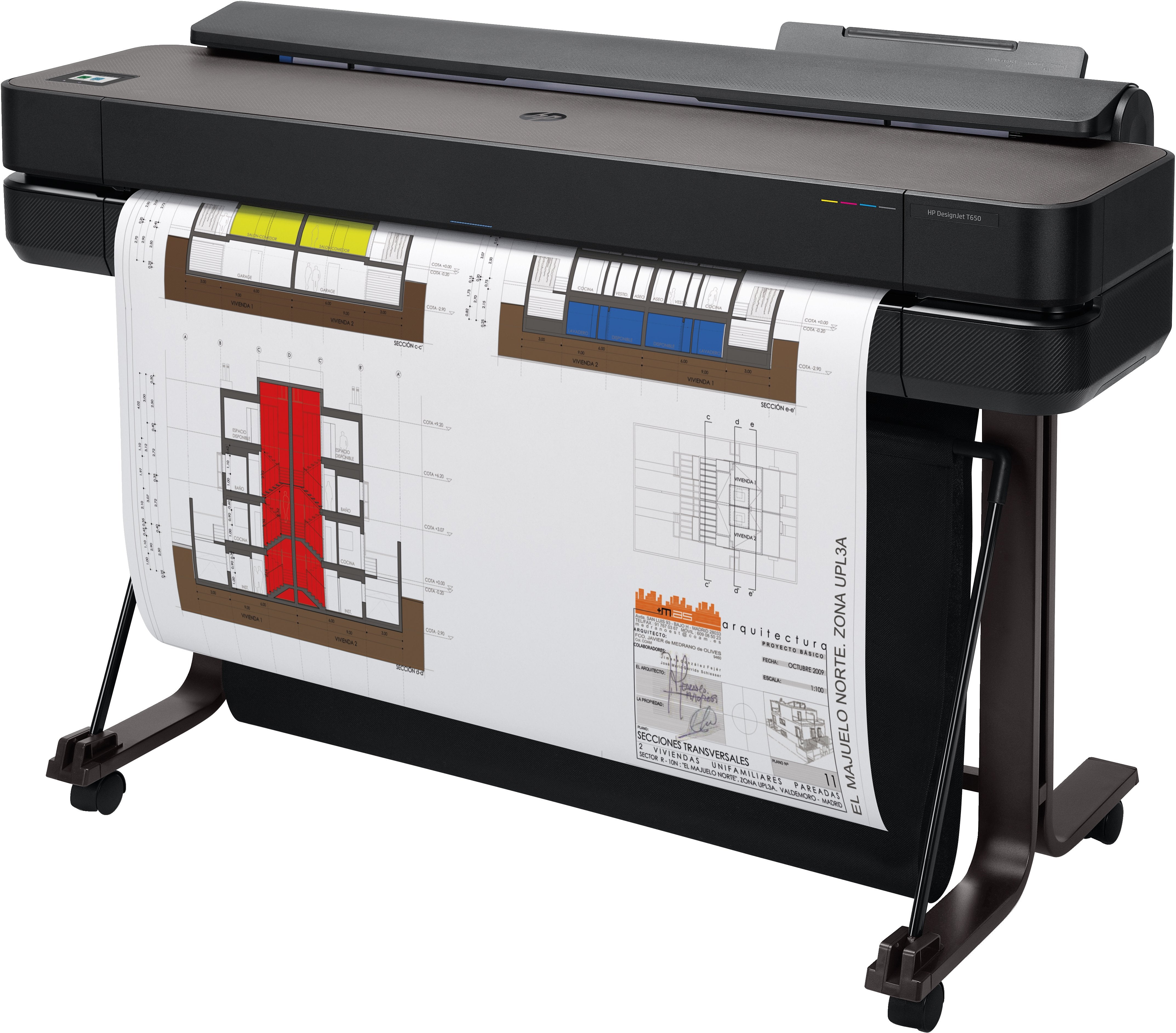 EAN 0198701027911 - HP Designjet T650 36-in Printer impresora de gran formato Wifi Inyección de tinta térmica Color 2400 x 12 imagen 2