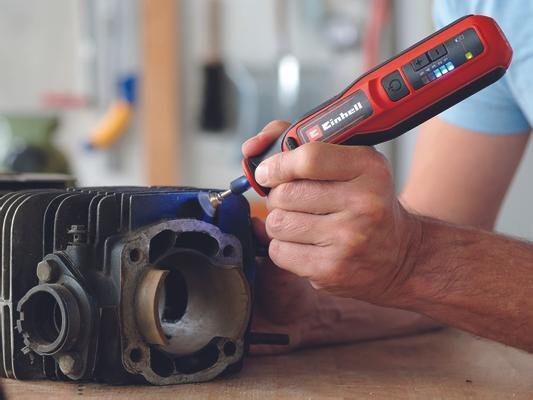 Amoladora Einhell Te-Mt 7,2 Li, Recta Rojo/Negro