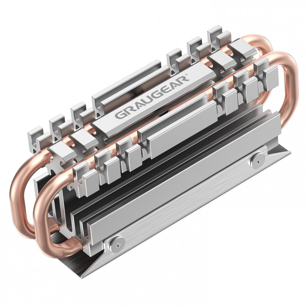 EAN 4260746550450 - GRAUGEAR G-M2HS06 sistema de refrigeración para ordenador M.2 NVMe SSD Disipador térmico/Radiador Alumini imagen 1