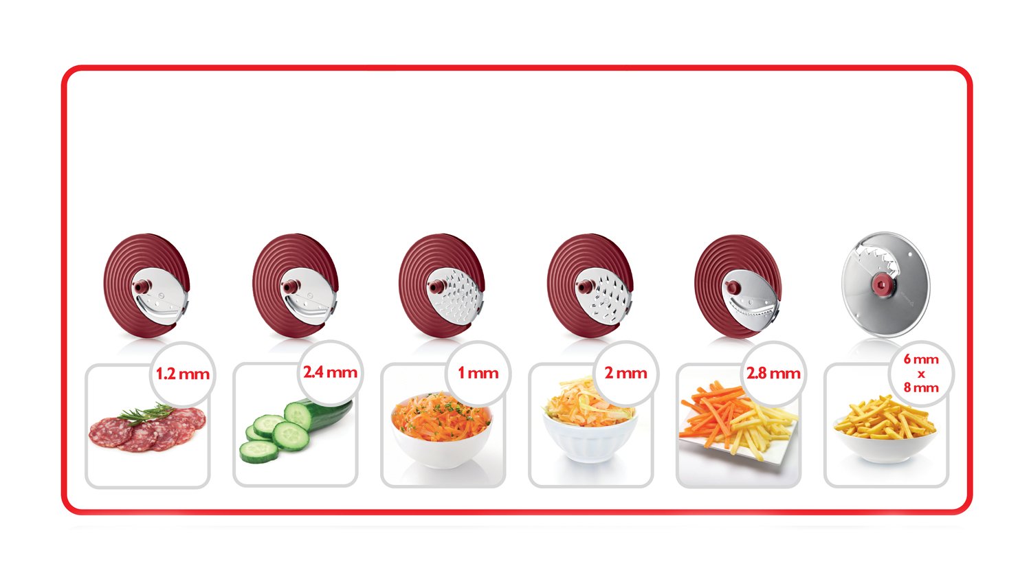 EAN 8710103590835 - Philips Viva Collection HR1388/80 máquina de ensaladas 220 W Negro, Rojo, Blanco imagen 3