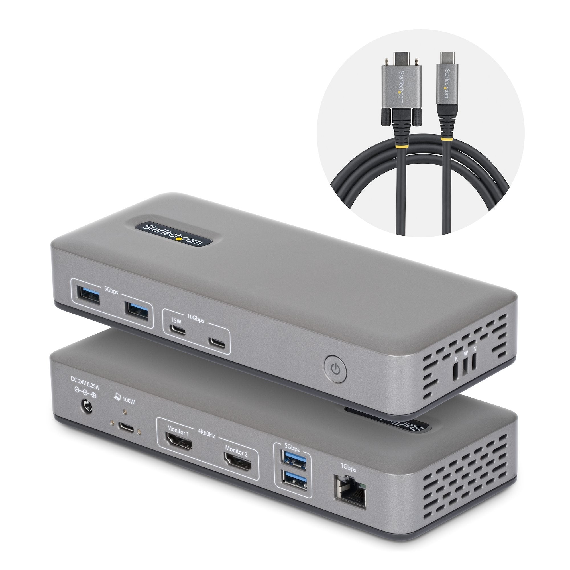 EAN 0065030921756 - StarTech.com 196UE-USBC-DOCK base para portátil y replicador de puertos Alámbrico USB 3.2 Gen 2 (3.1 Gen imagen 1