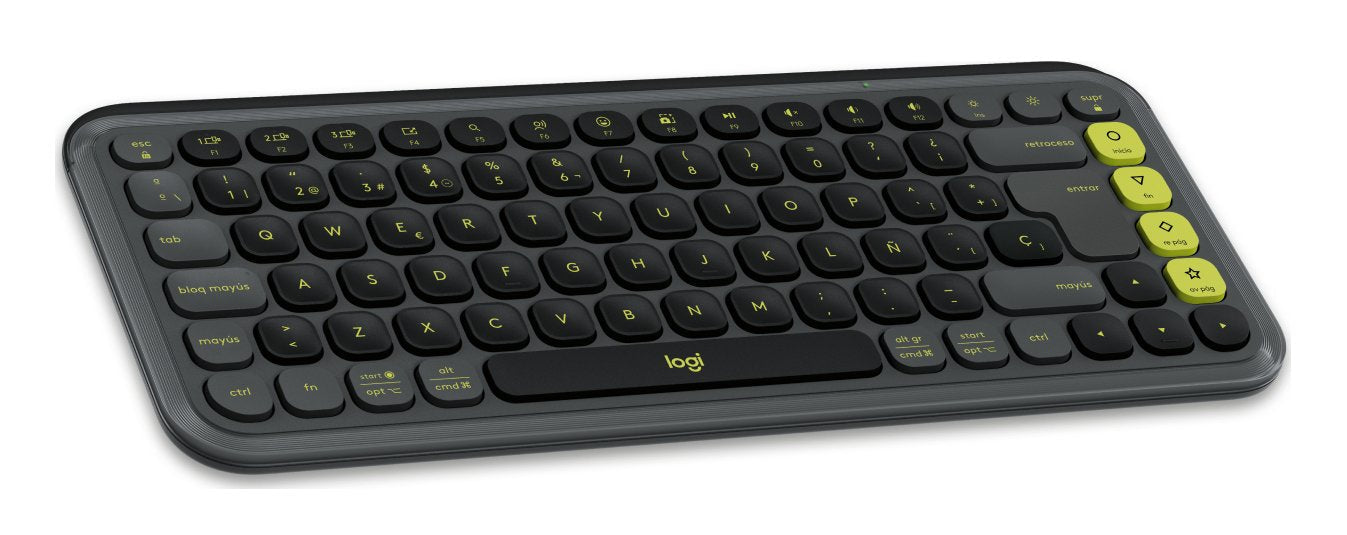 Kit Ratón Teclado Españo Logitech 920-013118 Incluido Universal Bluetooth Qwertyl Grafito, Verde