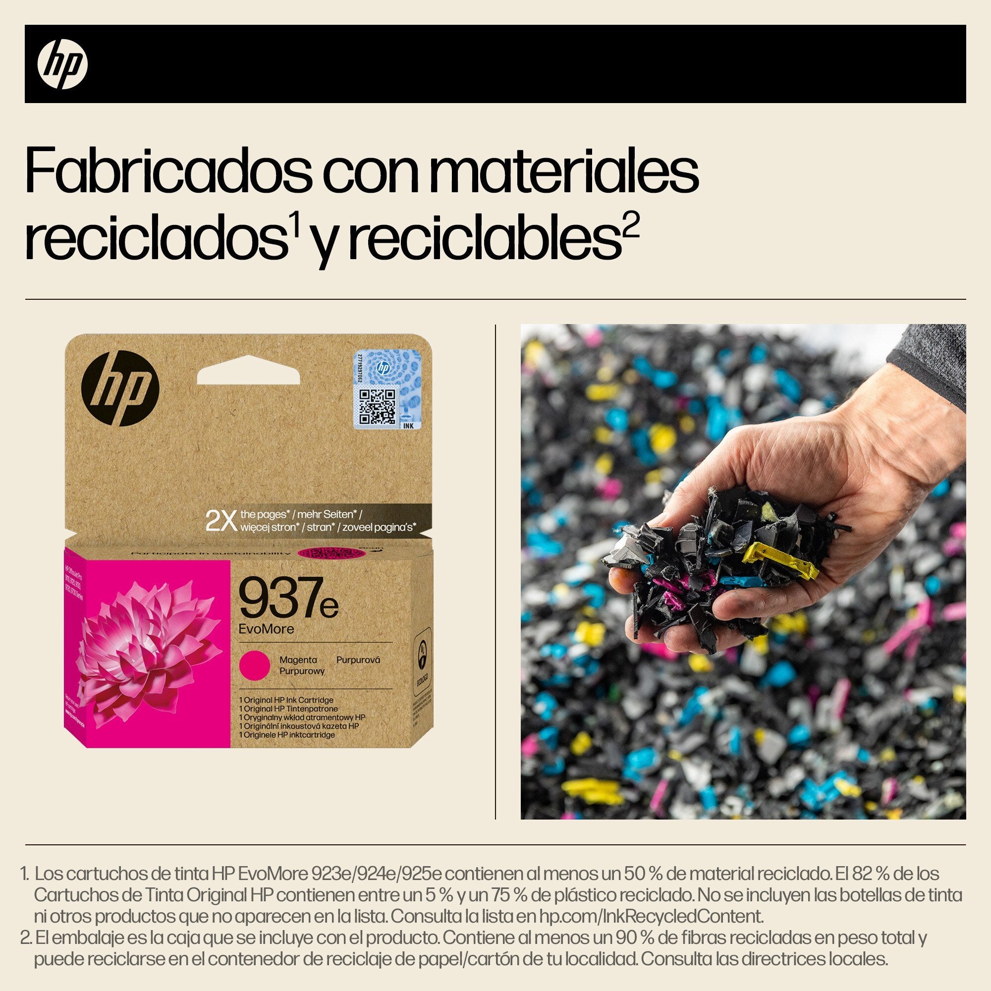 Hp 937e Magenta Cartucho De Tinta Original - 4s6w7ne