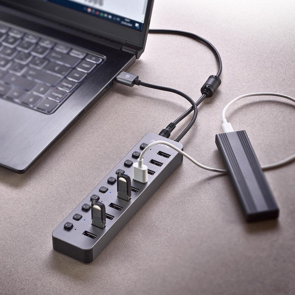Hub Usb Ngs Ihub10 10xusb 3.0