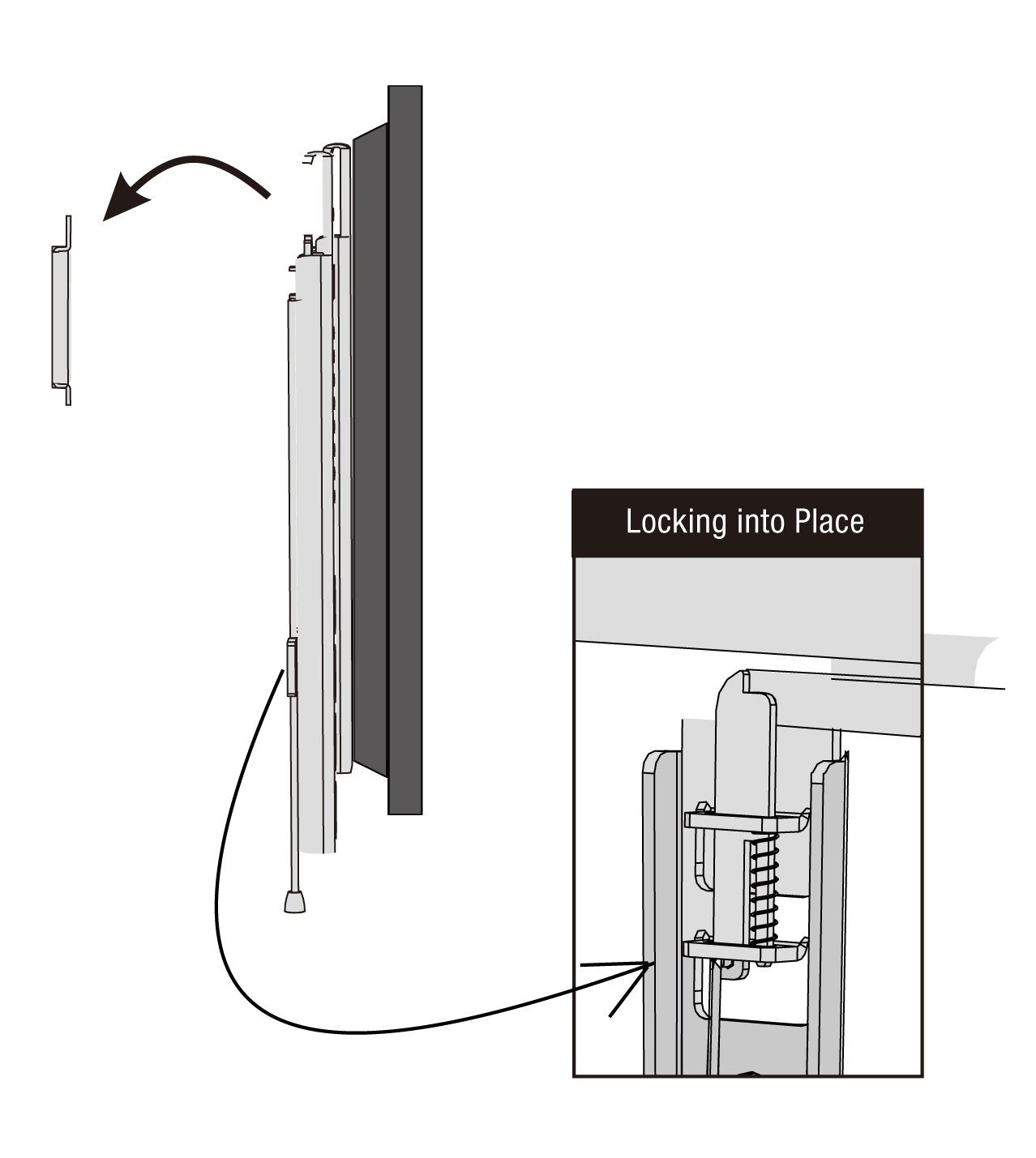 Omega Soporte Tv Fijo Vesa 400 23-60"Perfil Slim 10mm