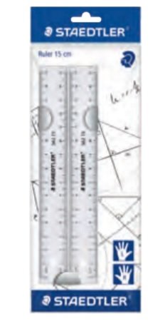 Maedtler Lineale 15 Cm Kunmm. Transp.
