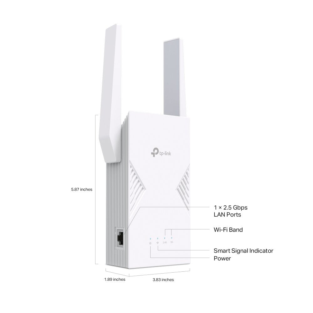 EAN 1210002601443 - TP-Link BE3600 Transmisor y receptor de red Blanco 2500 Mbit/s imagen 8