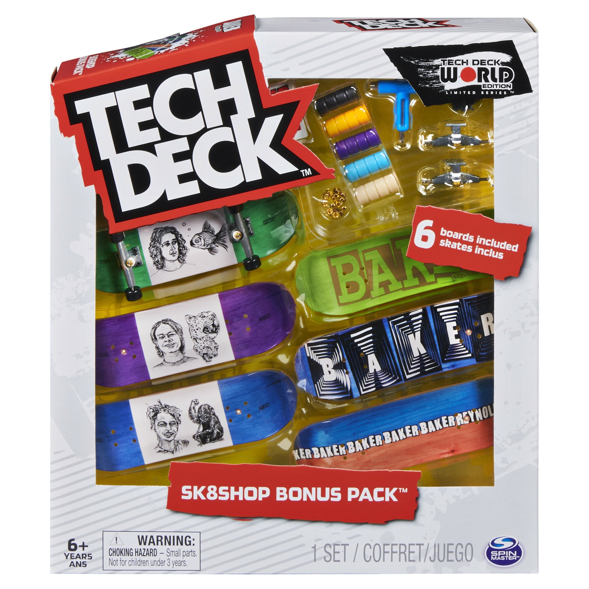 EAN 0778988238158 - Tech Deck Sk8shop Bonus Pack Conjunto de iniciación para monopatín de dedos imagen 1