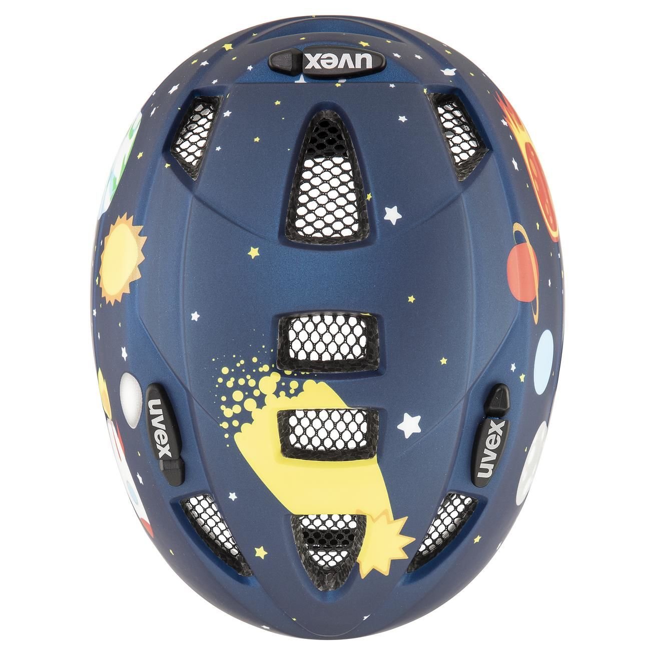 Casco De Bicicleta Infantil Uvex Kid 2 Cc Dk.Blue Rocket M.46-52 Cm