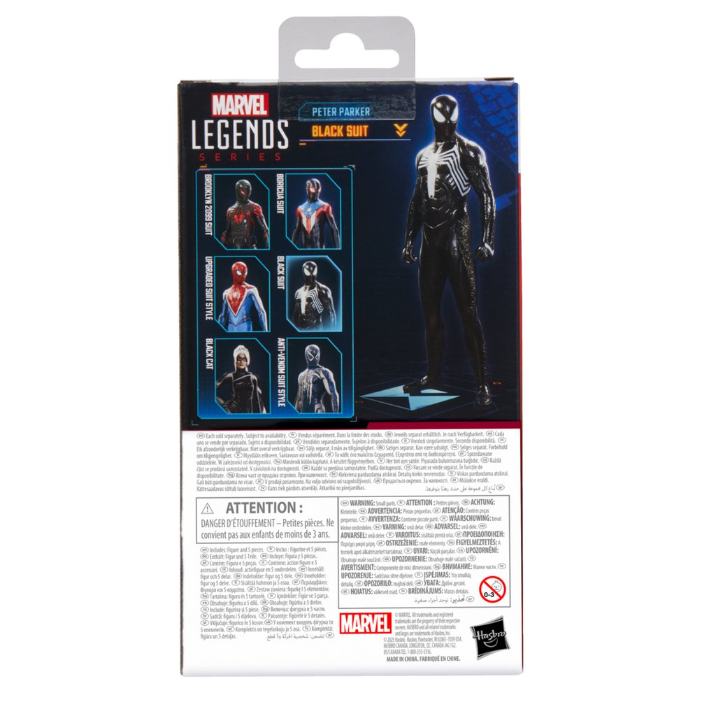 EAN 5010996300492 - Marvel Legends Series Gamerverse Peter Parker Black Suit imagen 6