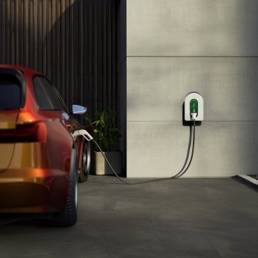 Schneider Electric Evh5a22n2s Estación De Carga Para Vehículo Eléctrico Verde, Blanco Pared 1