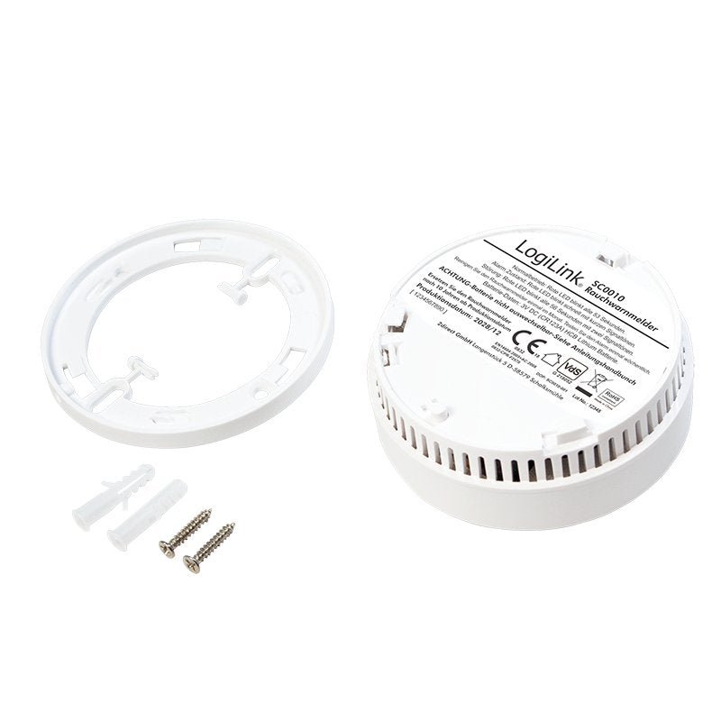Logilink Sc0010 Detector De Humo Detector Fotoeléctrico De Reflexión Inalámbrico