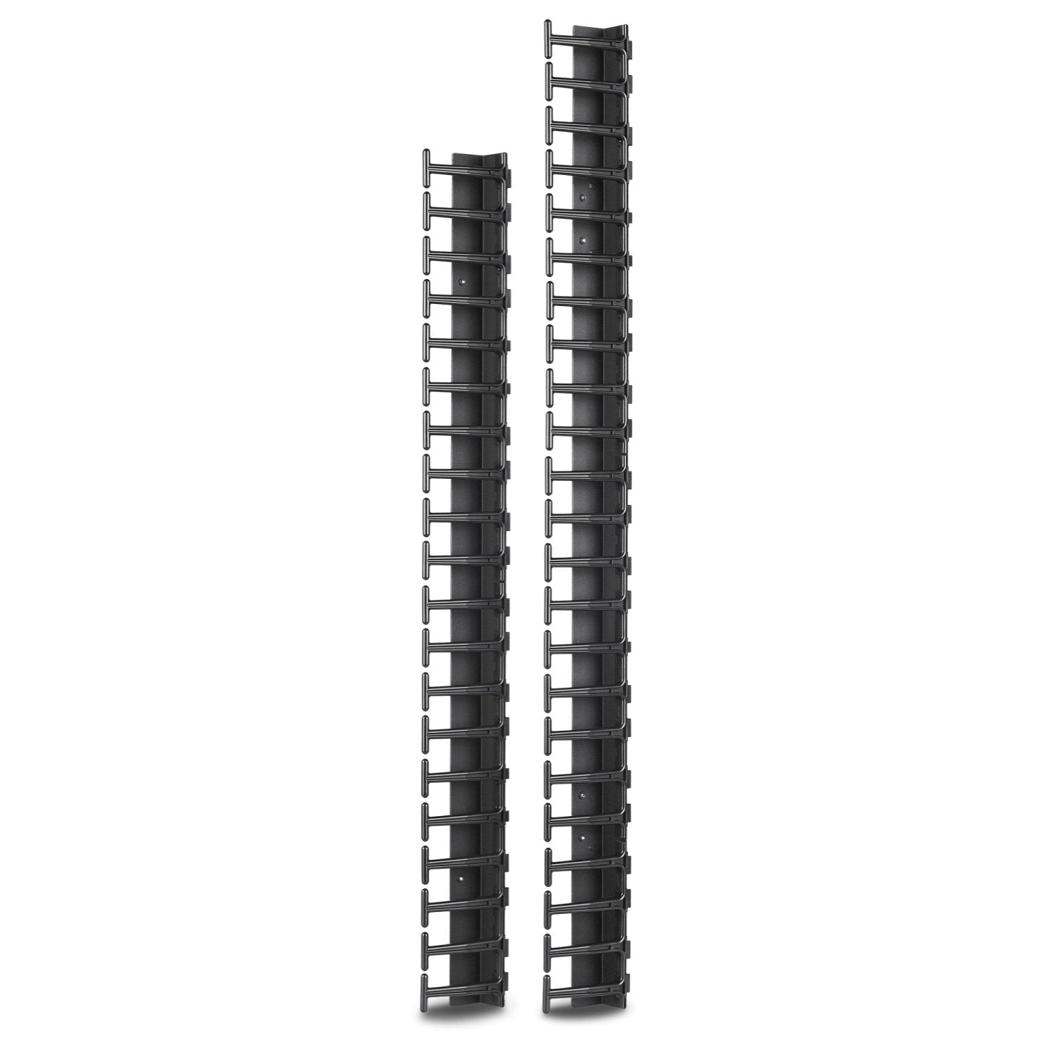 Apc Placa De Guiado De Cables Para Armario Eléctrico - Negro - 45u - Conforme Taa (Paquete Con 2)
