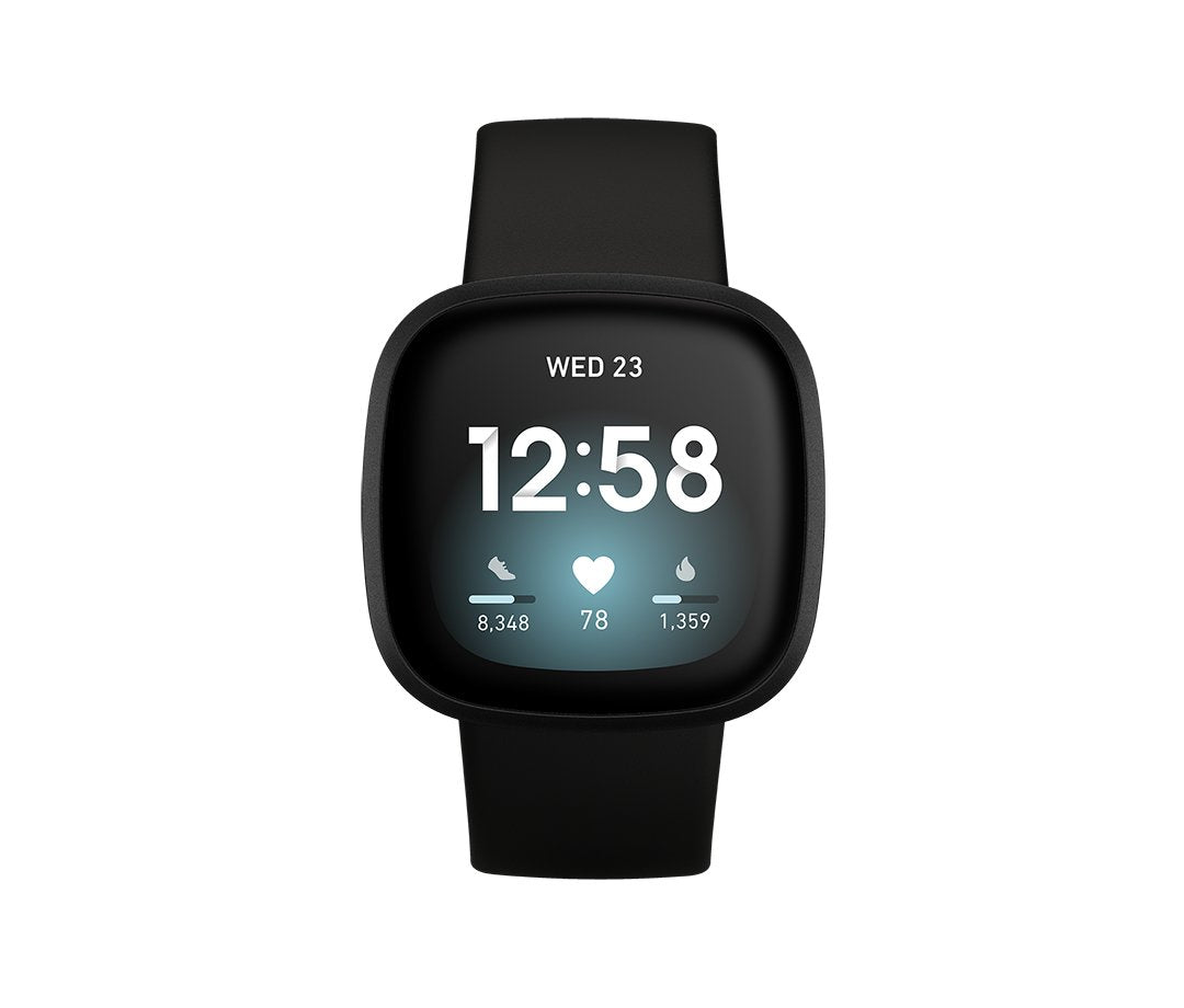 Fitbit Versa 3 Smartwatch Negro/Aluminio Negro