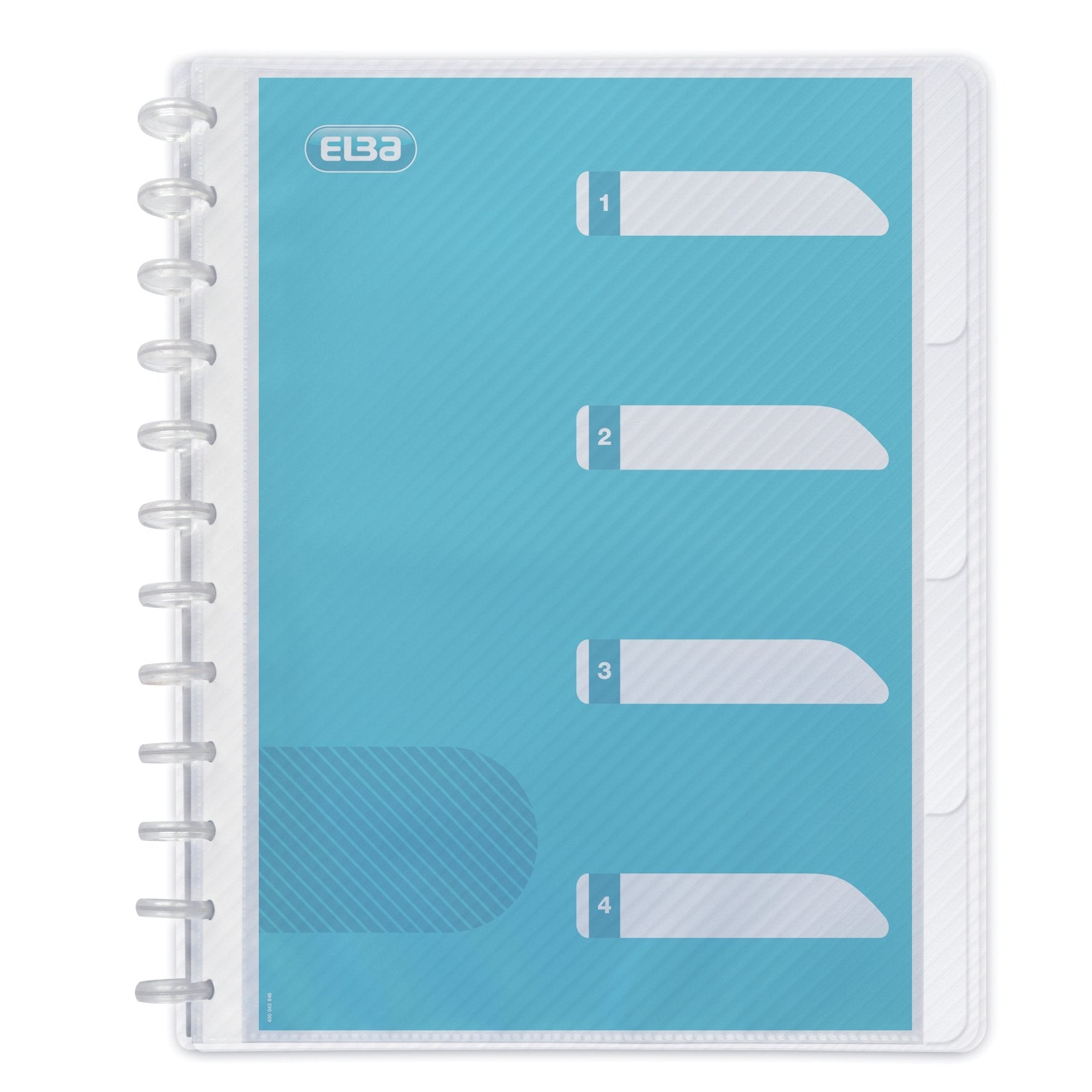 Elba Carpeta De Fundas Intercambiables Variozip 30 Fundas Hawai 4 Separadores + Indice Transparente A4