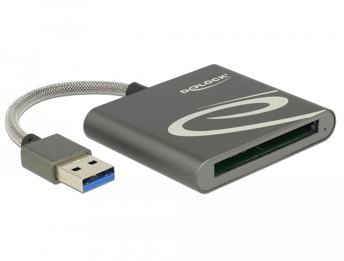 EAN 4043619915255 - DeLOCK 91525 lector de tarjeta USB 3.2 Gen 1 (3.1 Gen 1) Gris imagen 1