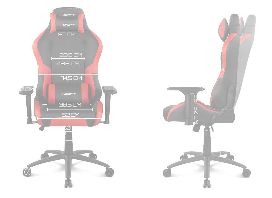 EAN 8436587970924 - DRIFT DR250 Silla para videojuegos de PC Asiento acolchado tapizado Negro, Azul imagen 15