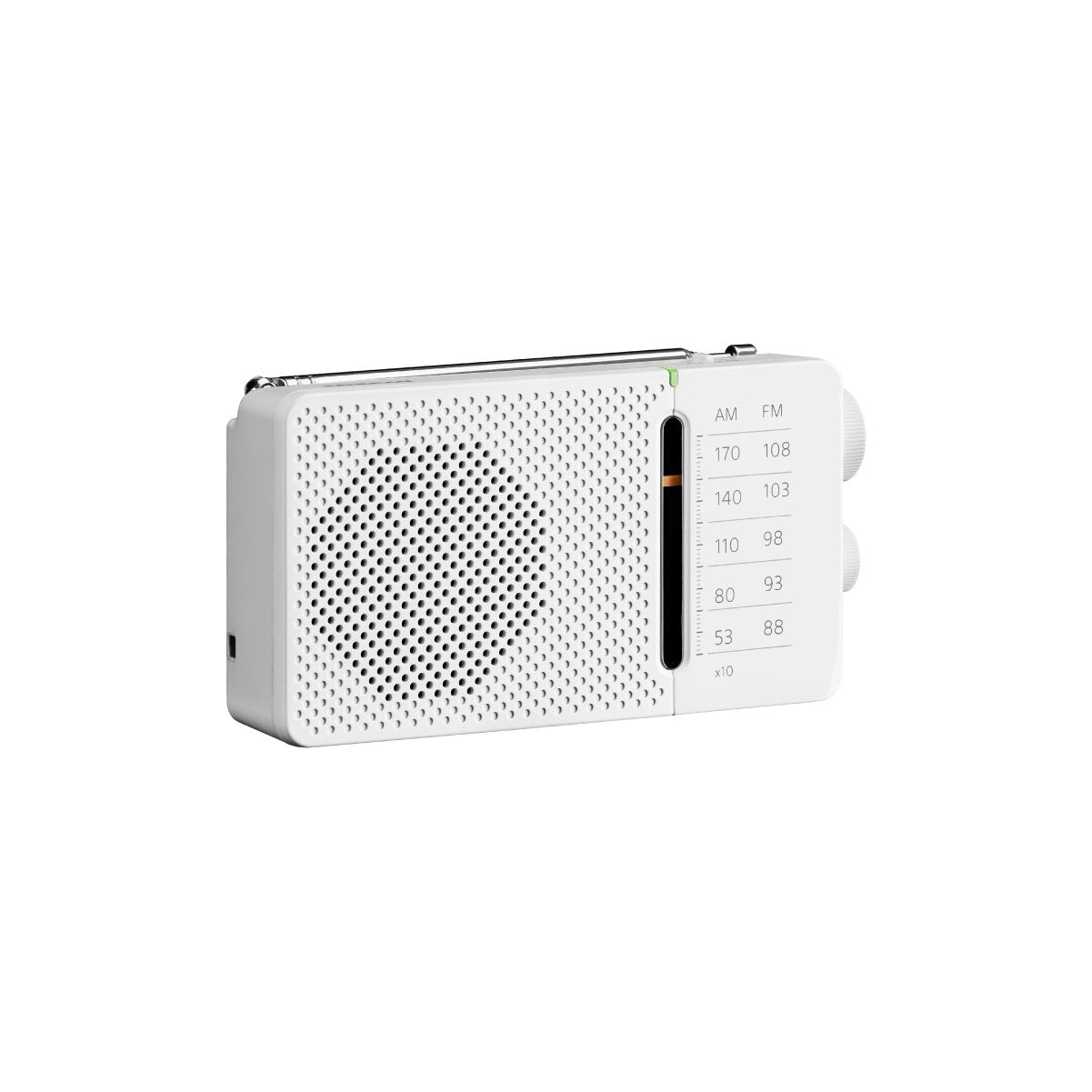 Sangean Sr-36 Blanco Radio Fm/Am Altavoz Integrado Antena Telescópica Salida Auriculares