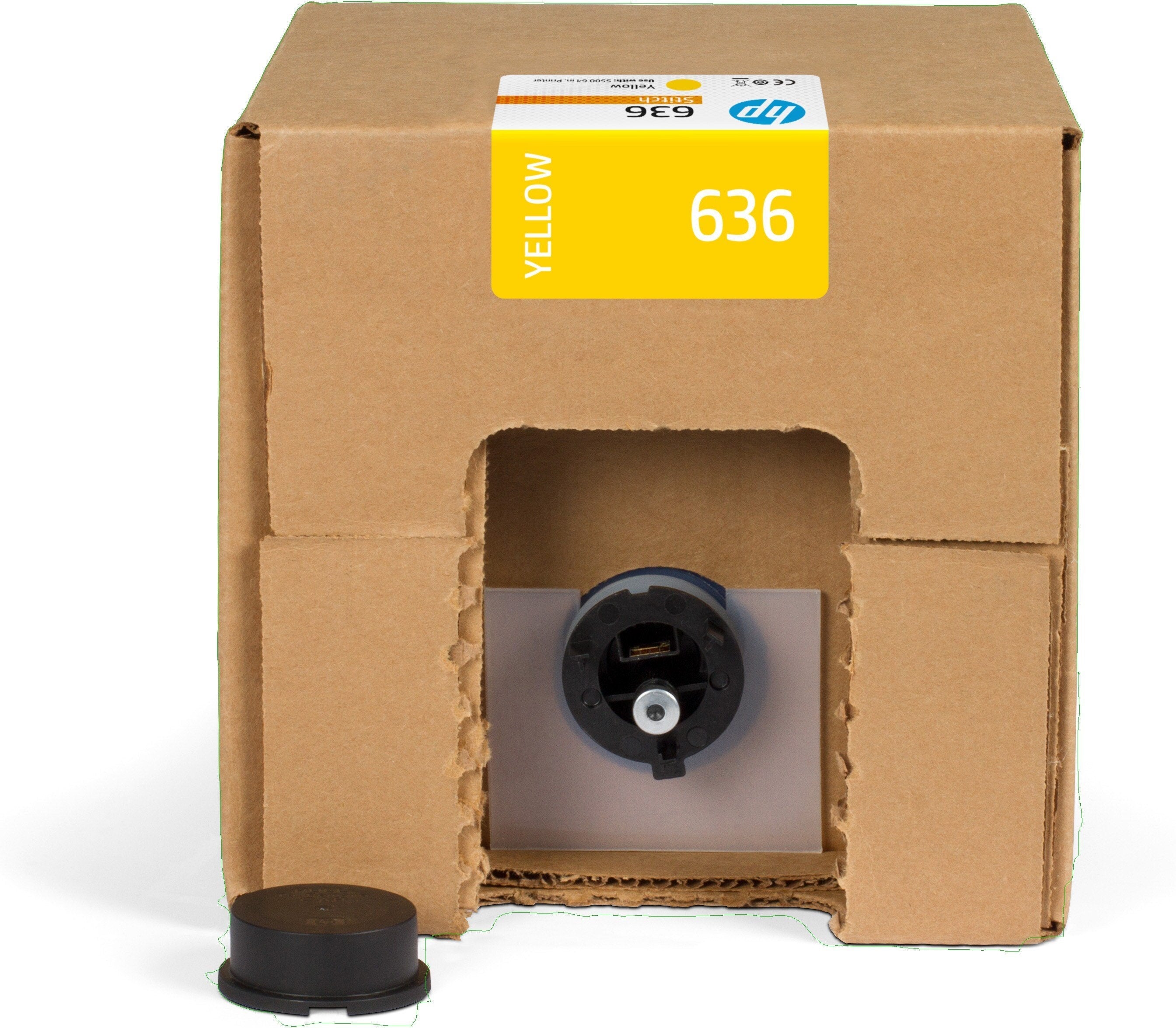 EAN 191628916597 - HP 636 3-liter Yellow Stitch Dye Sublimation Ink Cartridge cabeza de impresora imagen 1