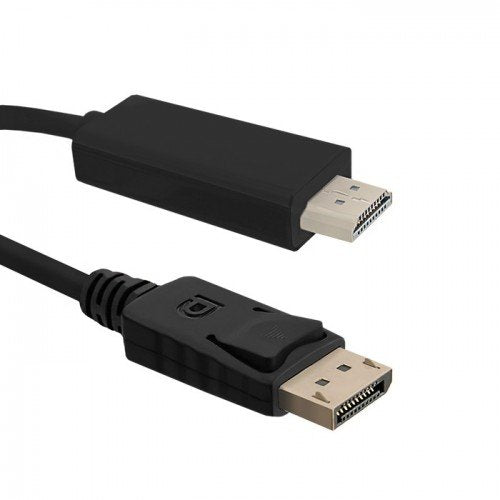 Qoltec 50435 Cable Displayport V1.2 Hdmi 4kx2k 1m