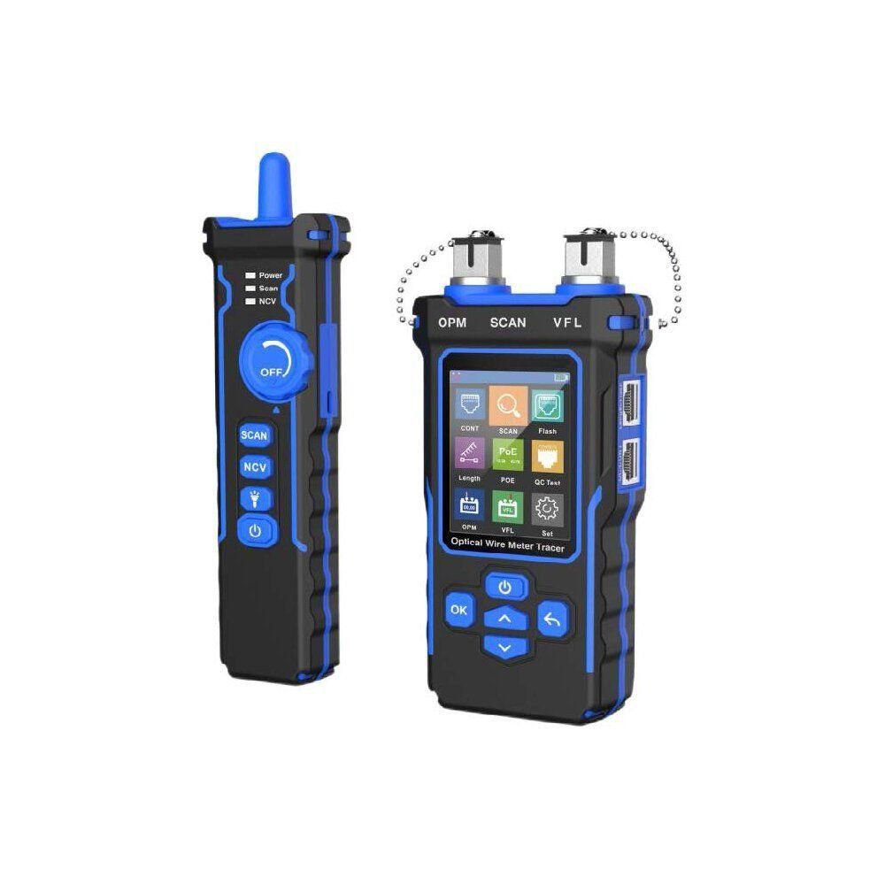 Network Cable Tester With 8 X - Rj45/Bnc Probes And Tracer - Optical Wire Meter - Warranty: 300m