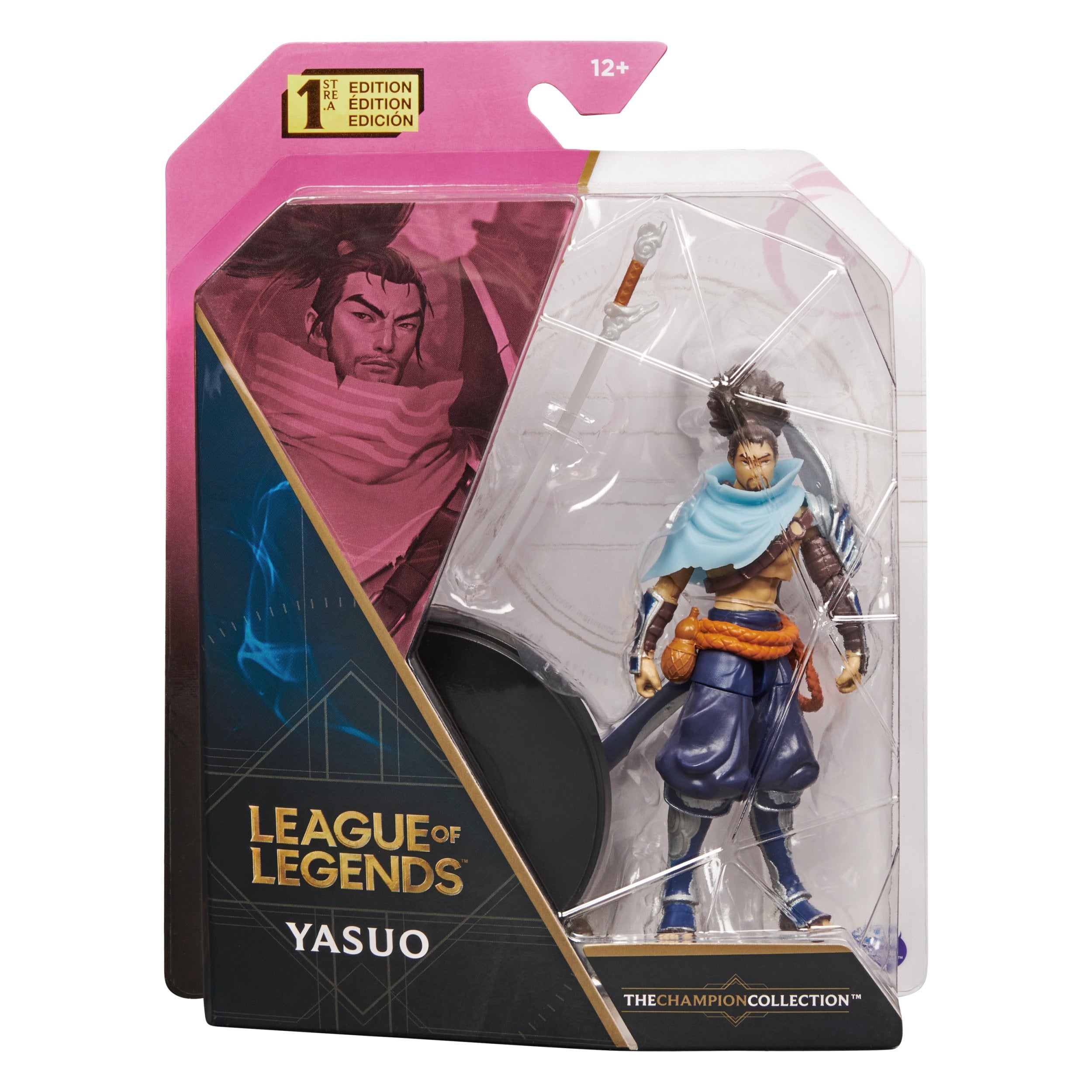 Spin Master League Of Legends - Figura De Acción De Yasuo De 10 Cm Con Espada Y Base De Pantalla, Figura De Juego 6062259