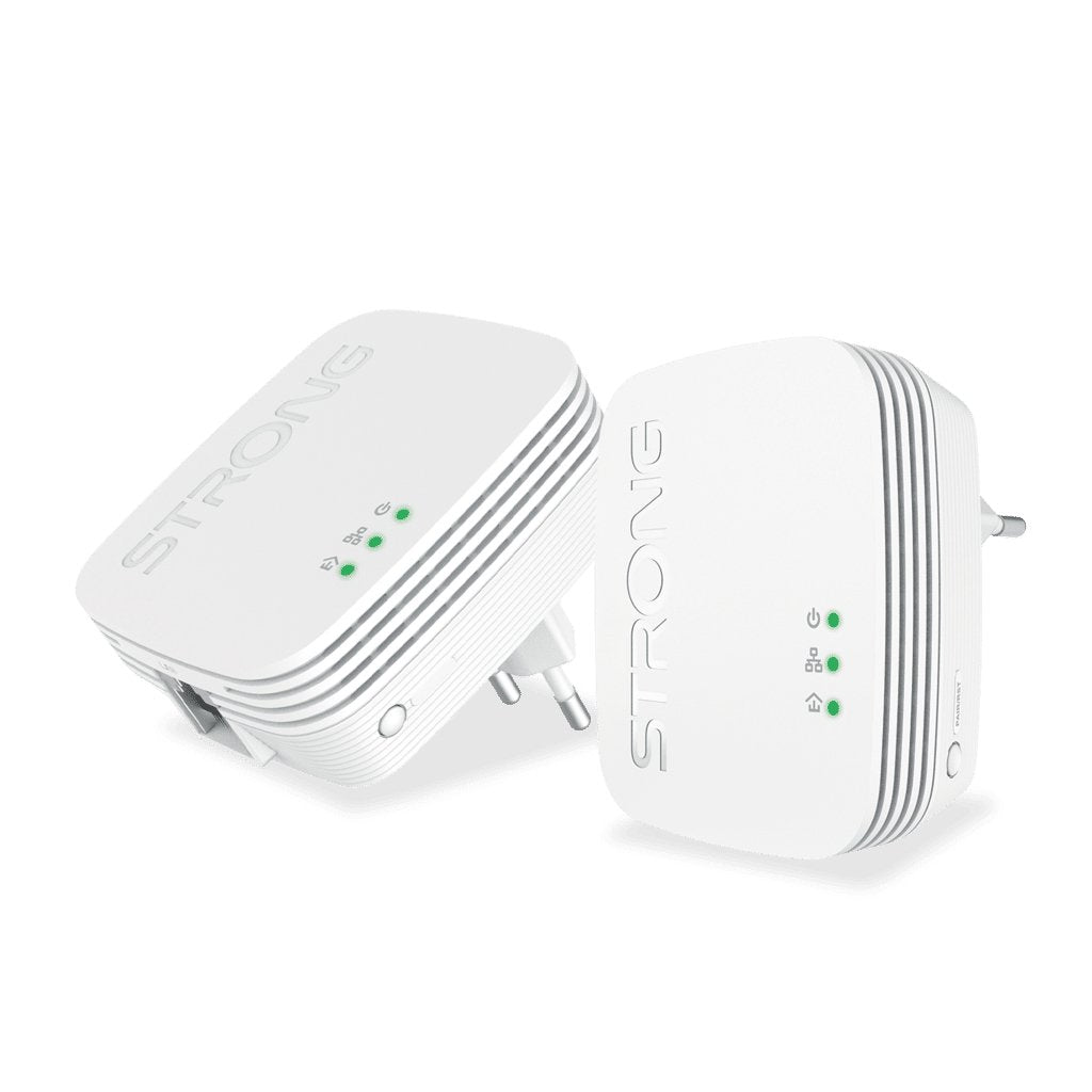 Strong Powerl600duomini Adaptador De Red Powerline 600 Mbit/S Ethernet Blanco 2 Pieza(S)