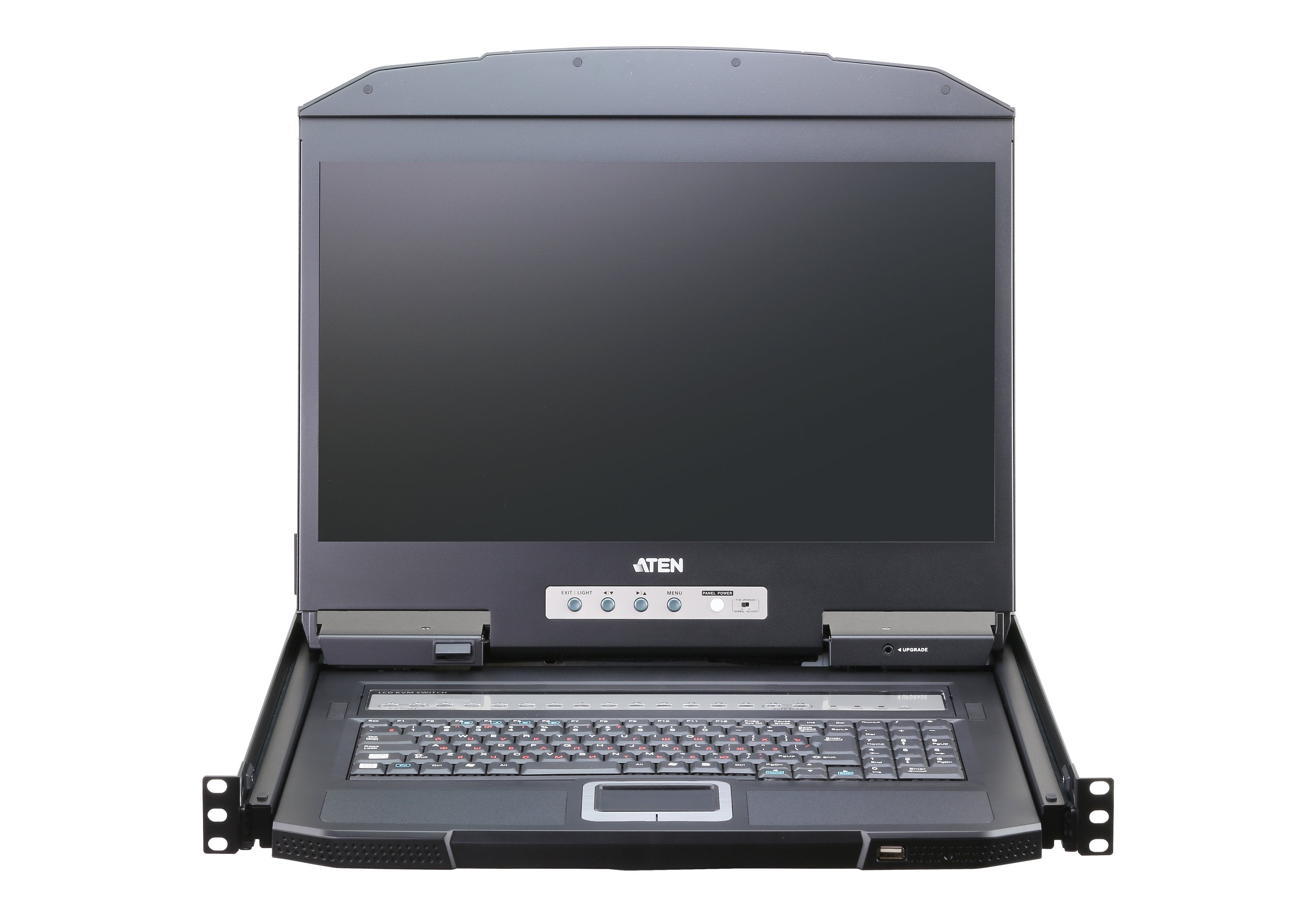 Aten Cl3116nx Kvm-Switch, 18,5zoll Tft, Vga, Ps 2-Usb, 16 Port, Fr-Layout
