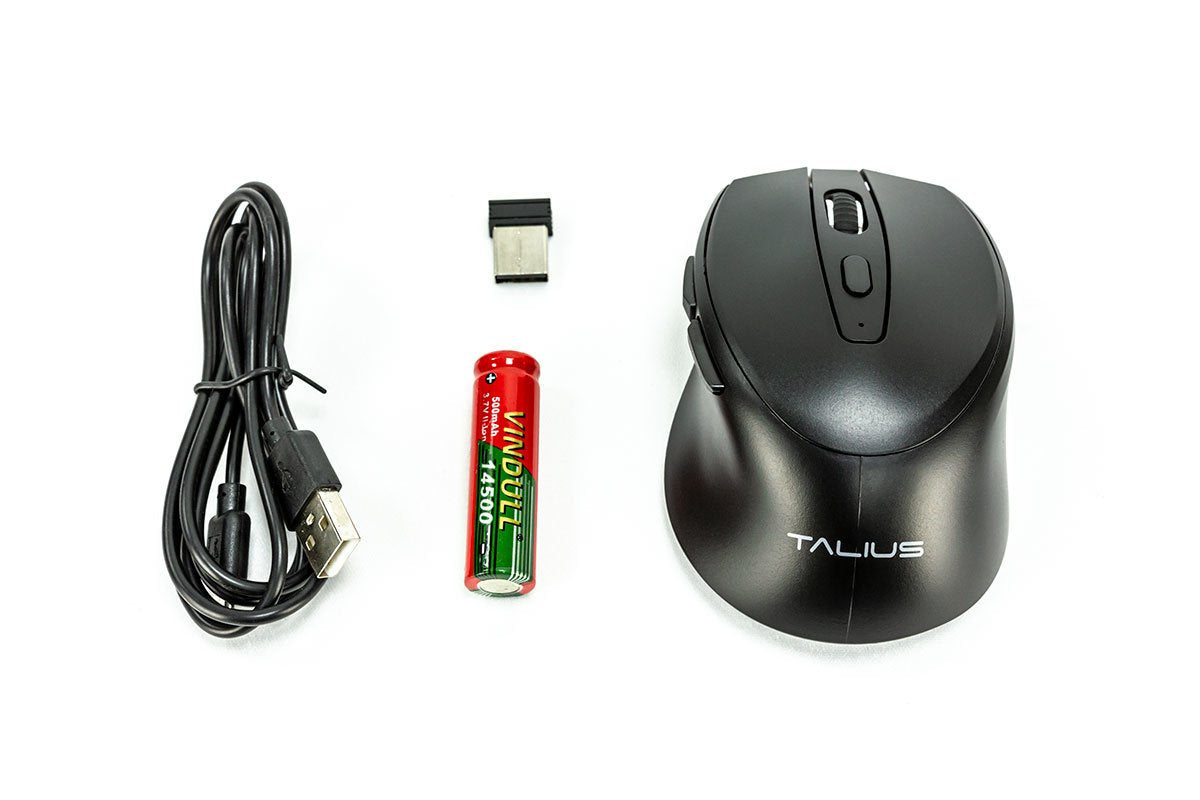 EAN 8436550234794 - TALIUS TAL-MO701 ratón Oficina Ambidextro RF Wireless + Bluetooth Óptico 2400 DPI imagen 5