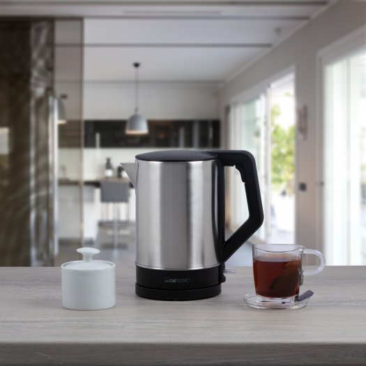 Hervidor Clatronic Wks 3692 Acero Inoxidable/Negro, 2.200 W, 1,5 Litros 263833