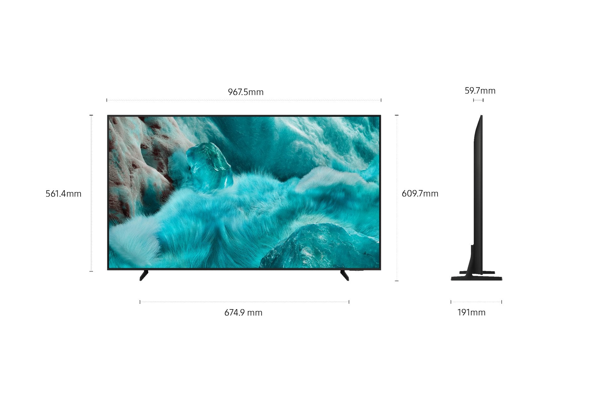 EAN 8806097122241 - Samsung TQ43Q7FAAU 109,2 cm (43") 4K Ultra HD Smart TV Wifi Negro imagen 3