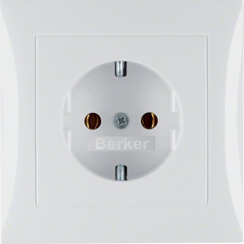 Berker 4742 89 89 Schuko Steckdose Abdeckplatte Pws