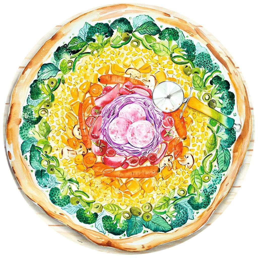 Ravensburger Puzzle Circle Of Colors Pizza 17347