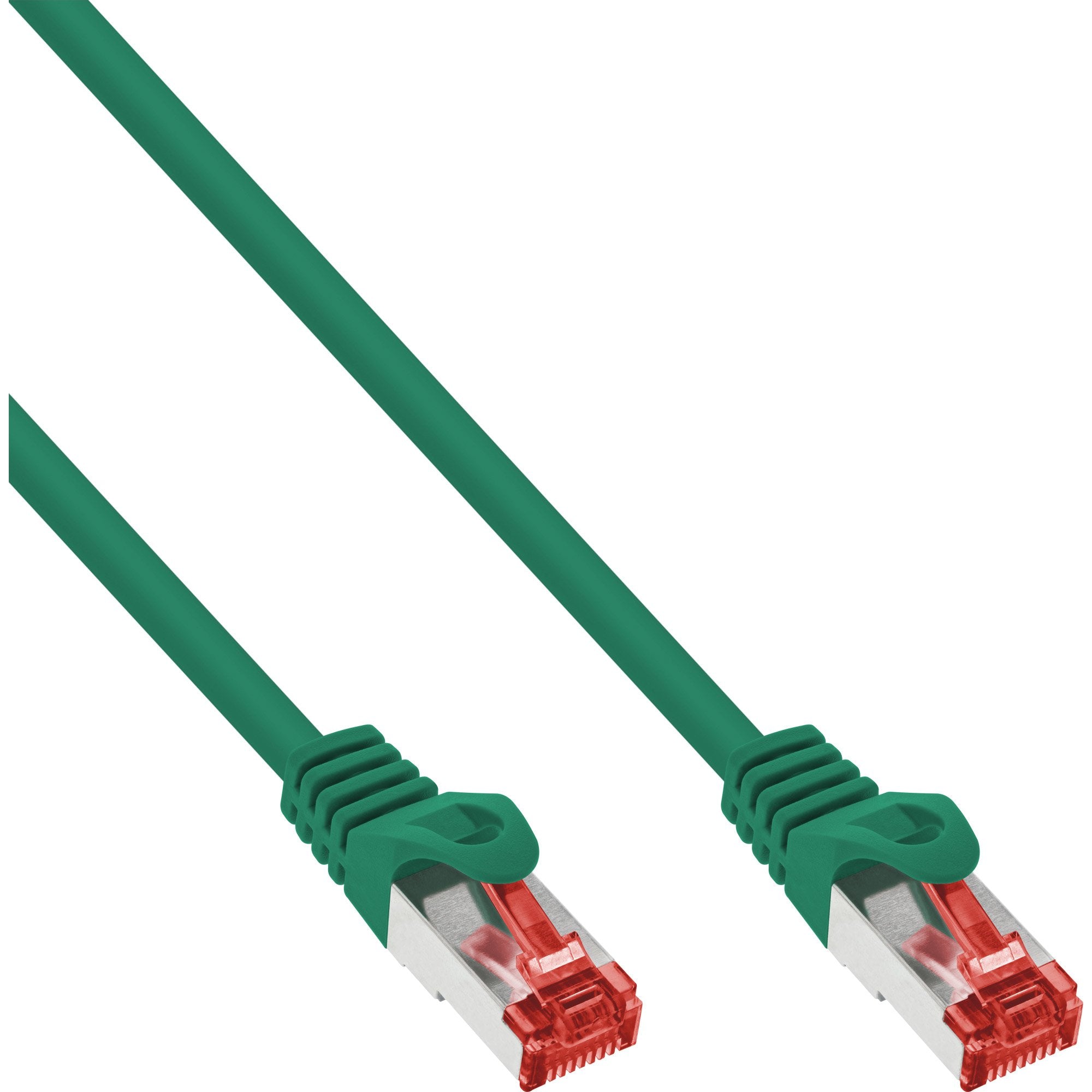 Cable De Red Inline S/Ftp Pimf Cat.6 250mhz Pvc Cca Verde 10m