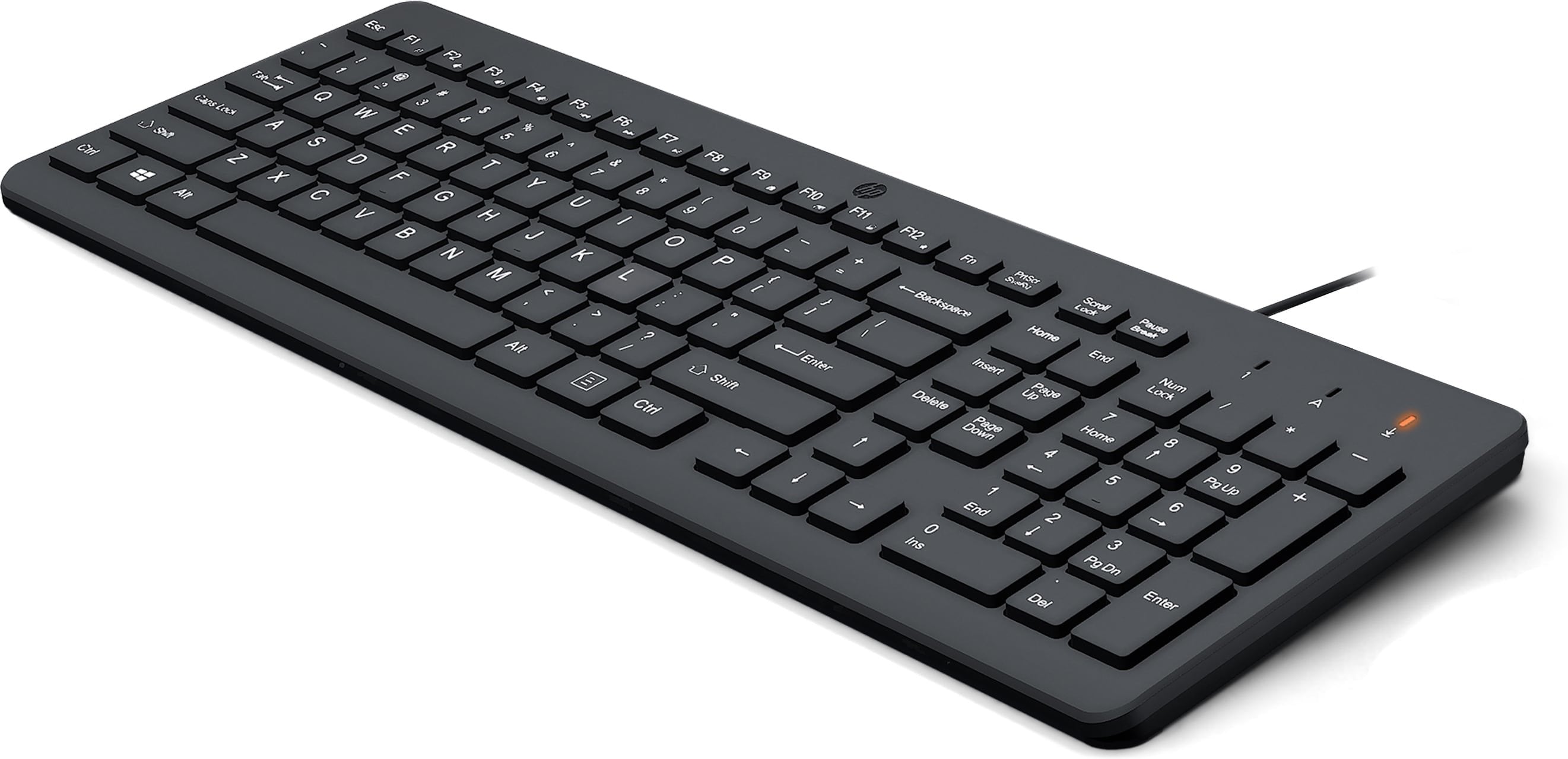 EAN 196548244140 - HP 150 USB-A Wired Keyboard teclado Universal Negro imagen 11