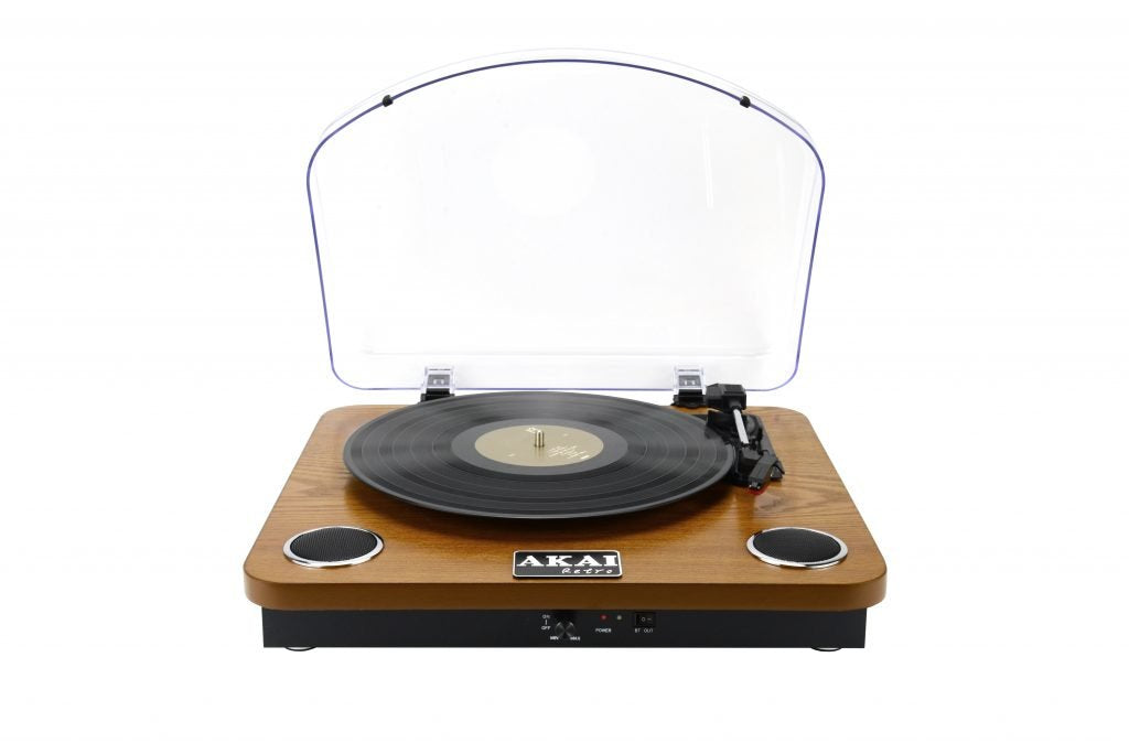Tocadiscos Akai Att-11bt De Tracción Por Correa Marrón
