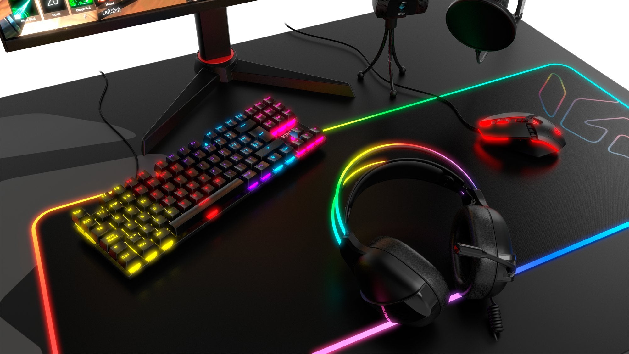 EAN 8436587972713 - Krom Kasic TKL teclado Juego USB Negro imagen 9