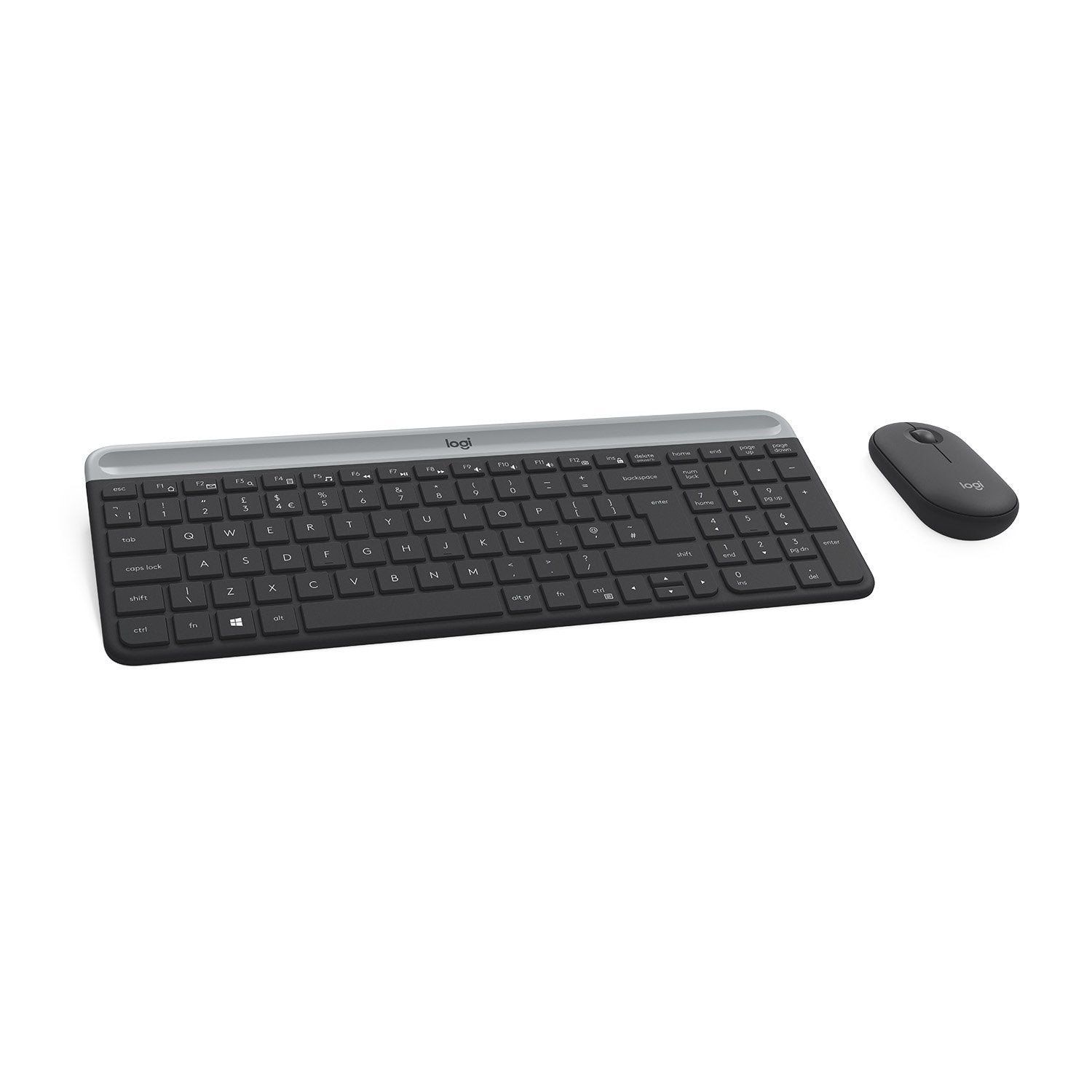 Teclado Belga + Ratón Logitech Mk470 Rf Inalámbrico Azerty Grafito 920-009194