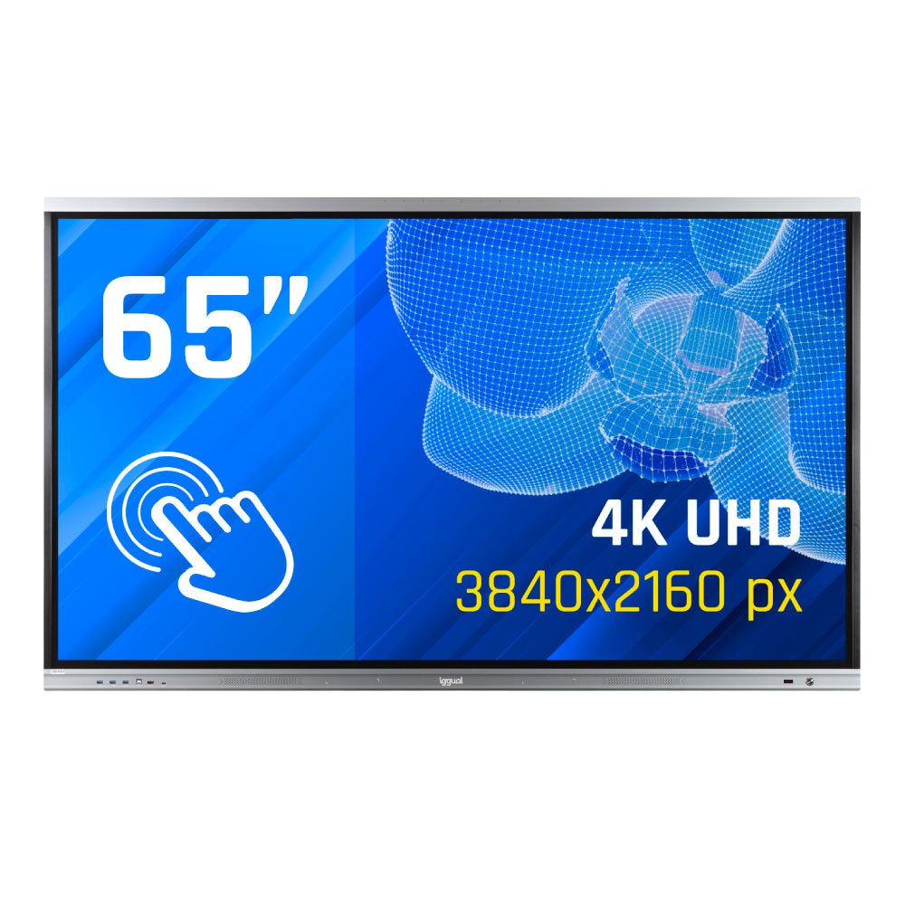 EAN 8435364318805 - iggual Orchid 65" Panel plano interactivo 165,1 cm (65") LED Wifi 400 cd / m² 4K Ultra HD Negro Pantalla imagen 1