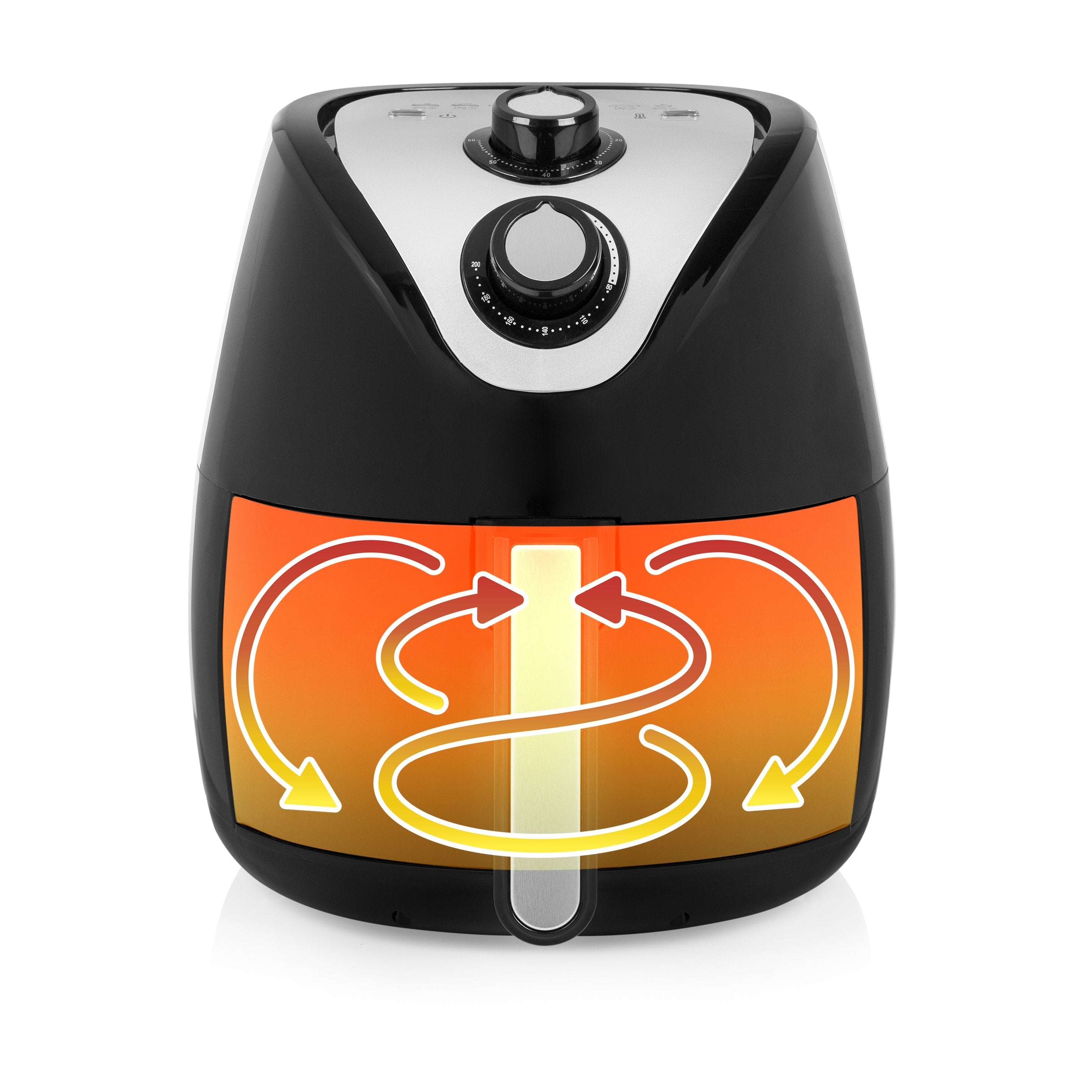 EAN 8713016075628 - Tristar FR-6994 freidora Sencillo 4,5 L Independiente 1500 W Freidora de aire caliente Negro, Plata imagen 3