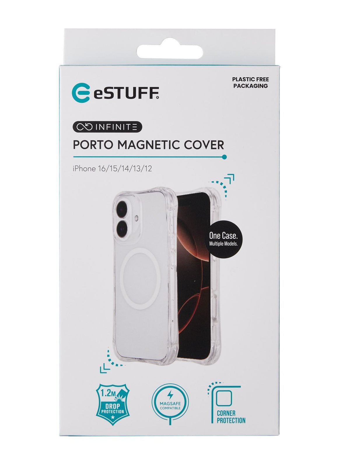 EAN 5715328303065 - eSTUFF INFINITE (GRS) PORTO iPhone 12 - iPhone 16 Clear Magnetic Cover funda para teléfono móvil Transpar imagen 9