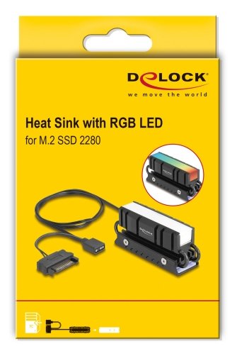 M.2 Kühlkörper Für Ssd 2280 Mit Rgb Led Beleuchtung